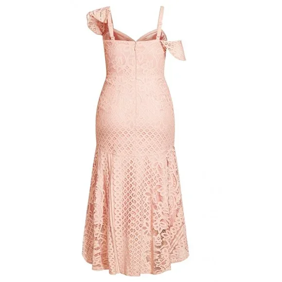 NWT City Chic Maxi Femme Fatale Pink Blush M = 18 = 2X - Picture 4 of 6